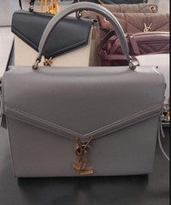 Saint Laurent Cassandra Grey Handbag #QYDIYQ