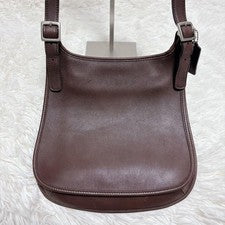 COACH OLD Leather Shoulder Bag Brown (Old Coach) #QY0V5A