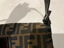 Fendi FF logo print shoulder bag #QY7YZ1