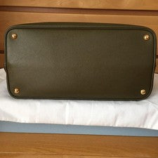 PRADA Double Handbag Black Calf #QYGC0K