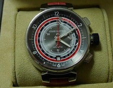 LOUIS VUITTON Voyage Chronograph Q102C with box, warranty and accessorie #PF0NMR
