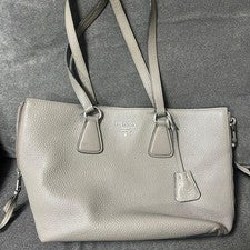 PRADA Leather Tote Bag Women Japanese Authentic #PCL1V5