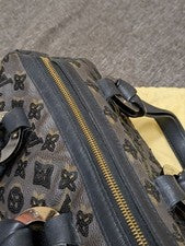 LOUIS VUITTON Monogram Eclipse Speedy 30 Handbag with Sequins #QY9W83