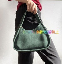COACH OLD COACH NUBAC GREEN ERGO w charm, Genuine Leather #QY4B20