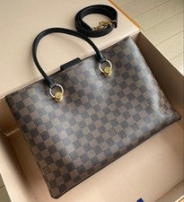 Louis Vuitton LV Riverside Damier Ebene Shoulder Bag #QYABAJ