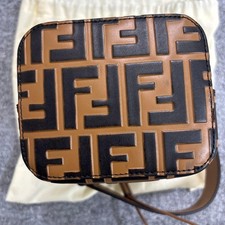 FENDI Mon Tr?sor Shoulder Handbag Brown Women #QY73ML