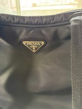 PRADA Tessuto Nylon Bag, Black, Classic #QYDR3M