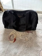 PRADA Tessuto Nylon Bag, Black, Classic #QYDR3M