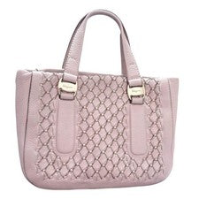 Salvatore Ferragamo Intrecciato Woven Quilted Leather Handbag #QY67Y6