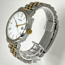 Citizen Eco-Drive Men's Watch Roman Numerals, Two-Tone, Date, Solar Powe #QY0V5O