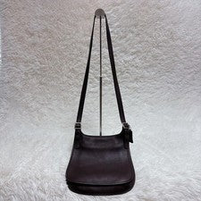 COACH OLD Leather Shoulder Bag Brown (Old Coach) #QY0V5A