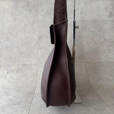 OLDCOACH ERGO Shoulder Bag y2k Brown Leather #QY67WS