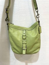 Green Old Coach shoulder bag #QYDB00