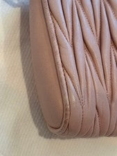 Final price miumiu Miu Miu Matelasse shoulder bag pink beige