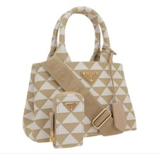 PRADA Before summer, PRADA symbol embroidered fabric #QYBDMO