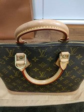 LOUIS VUITTON Alma Monogram with padlock and key #QY0OYW