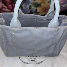 Prada Canapa S Blue #QYA3GC