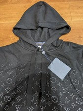 Louis Vuitton Monogram Gradient Hoodie Black S New with Tags