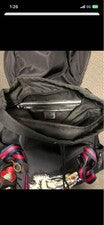 GUCCI Embroidery Applique Techno Canvas Backpack Black #QYIFLN