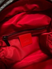 CHRISTIAN LOUBOUTIN Buckle Bis Small Backpack Black Leather #QYIV5B