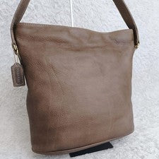 OLD COACH Coach Nubuck Shoulder Bag Leather Made in USA #QY1AR1