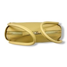 Prada handbag, Darling, light yellow leather, women's brand #QYJ447