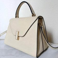 Valextra Medium Iside 2-way White #QYHL2X