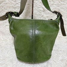COACH Old Coach 11422 Leather Bucket Shoulder Bag #QYHLDD