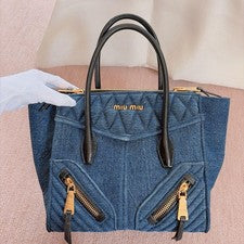Miu Miu handbag, denim #QY7QSE