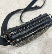 DIOR Oblique Jacquard Zip Pouch Black #QYJI9C