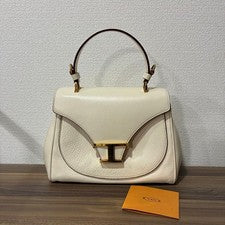 TOD'S Smooth Leather 2-Way Shoulder Bag #QYDZD0