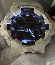 CASIO G-SHOCK GA-700 Digi-Ana Military Marble Limited Watch Pre-Owned #QY3FGR