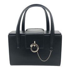 Cartier Panthère handbag, box-shaped, leather, black. #QYIVDW