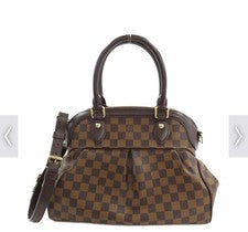 LOUIS VUITTON Monogram Brown Handbag Hard to Find Discontinued Pre-Owned Once #QY0A78