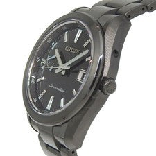 CITIZEN Citizen The Citizen Eco-Drive AQ1054-59E Black Dial Stainless St #QY97ZN