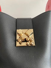 CHRISTIAN LOUBOUTIN 2-way Shoulder Bag CARASKY, Black, Leather #QY4I3R