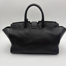 SAINT LAURENT Downtown Cabas 2-way bag, black #QY0VJY