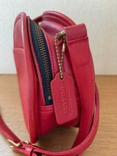 COACH Old Coach Shoulder Bag Red #QY7AY2