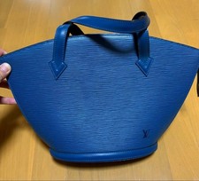 Louis Vuitton Epi Handbag, Blue LOUIS VUITTON #QYKDXV