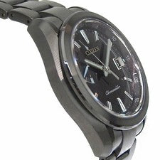 CITIZEN Citizen The Citizen Eco-Drive AQ1054-59E Black Dial Stainless St #QY97ZN