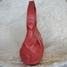 Old Coach COACH Leather One-Shoulder Bag Orange 12235 #QYKL0O