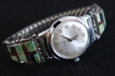 NAVAJO Charlie Bowie Band 1960s American Caravelle Hand-Wound Classic Wa #QY3FKC