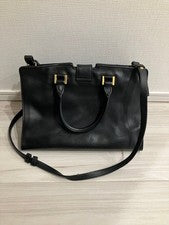 Saint Laurent black leather handbag #QYFNIS
