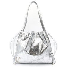 CHRISTIAN LOUBOUTIN Le54 leather tote bag, metallic leather tote bag, si #QYJAGV