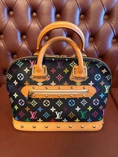LOUIS VUITTON Monogram Handbag Black Monogram Canvas #QY7Y8R