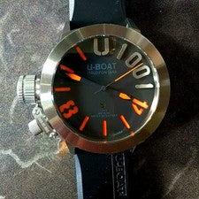 U-BOAT Classico 1001m Diver Limited Edition Auto Orange Dial #QYKM41