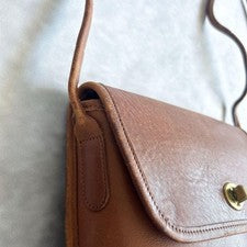 old coach shoulderbag brown leather y2k #QYBD3R