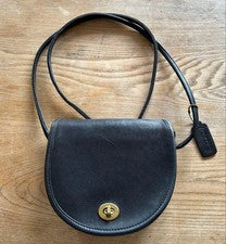 COACH Old Coach Shoulder Bag, Black #QYGIEX