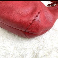 COACH 9921 Crescent Moon Shoulder Bag, One-Shoulder, Red #QY0VGT