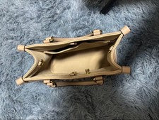 LOUIS VUITTON beige leather handbag Women #QY2L92